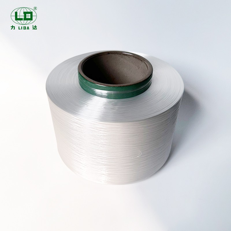 សរុប Brght Polyester Filament រាង Trilobal